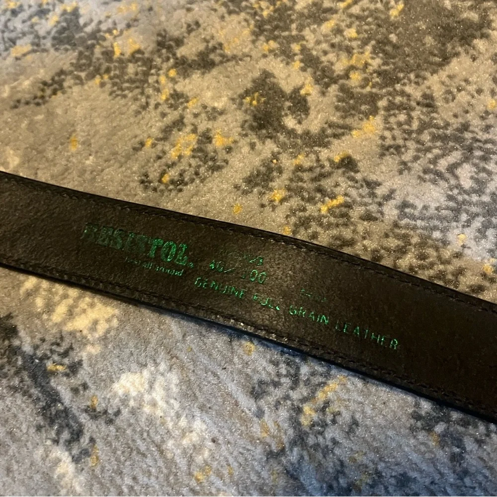 Resistol Elegant Black Embossed Western Leather Belt